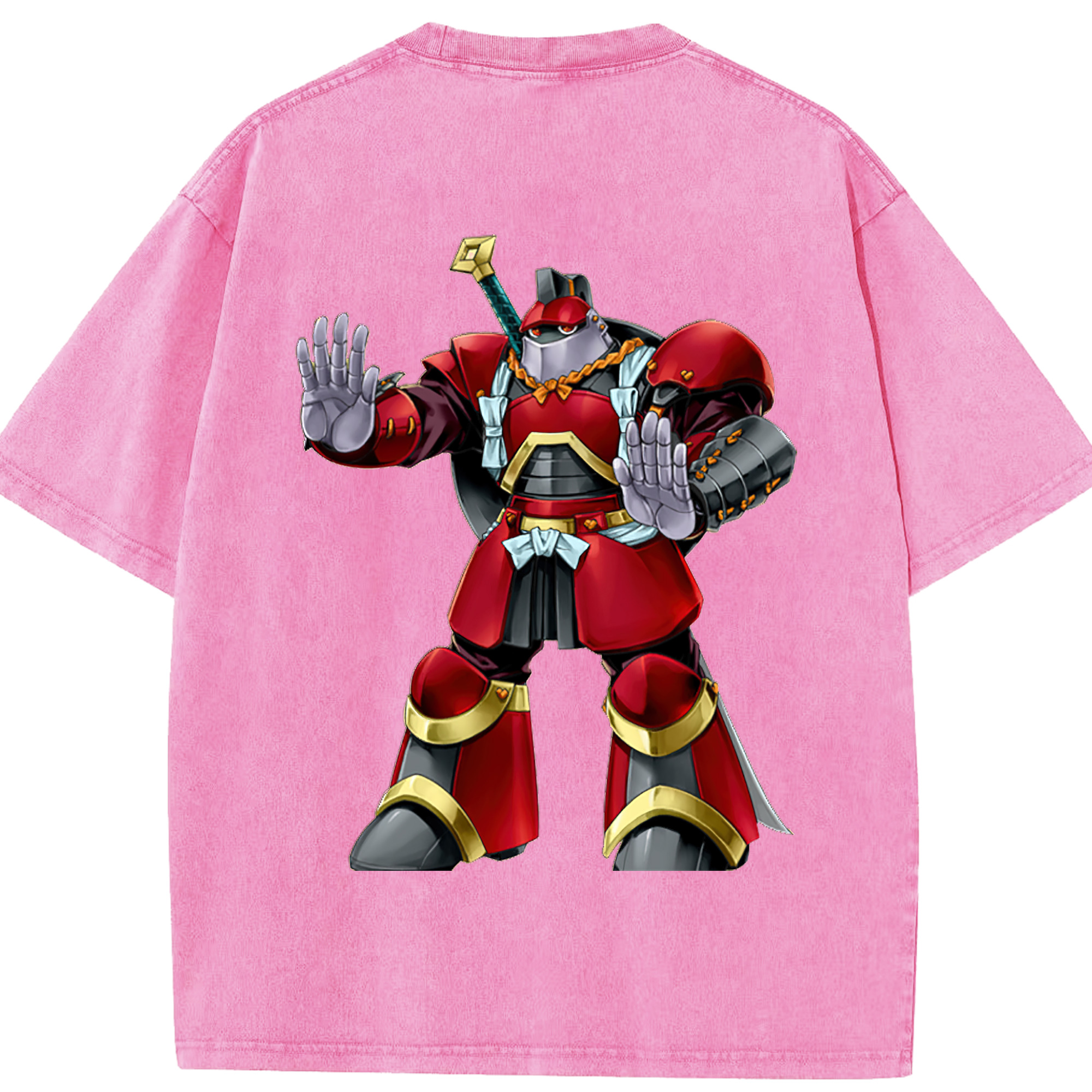 （画像用） 遊☆戯☆王 Yu-Gi-Oh! 綿100% ヴィンテージ風 半袖Tシャツ（背面プリント）